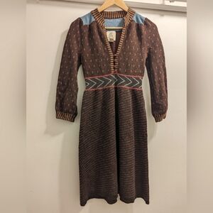 Vintage Anthropologie Lia Molly Knit Dress